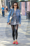 PEOPLE - Lily Collins auf dem Weg ins Gym