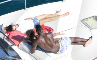 PEOPLE - Mario Balotelli macht mit Tochter Pia Ferien in Capri