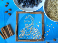 FEATURE - Essbare Frühstücks-Kunst aus Haferflocken