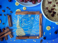 FEATURE - Essbare Frühstücks-Kunst aus Haferflocken