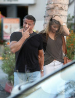 PEOPLE - Sylvester Stallone amüsiert sich bestens mit seiner Ehefrau Jennifer Flavin