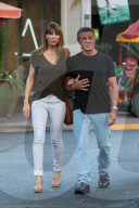 PEOPLE - Sylvester Stallone amüsiert sich bestens mit seiner Ehefrau Jennifer Flavin