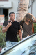 PEOPLE - Sylvester Stallone amüsiert sich bestens mit seiner Ehefrau Jennifer Flavin