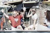 PEOPLE - Gute Stimmung bei Elton John in Portofino