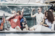 PEOPLE - Gute Stimmung bei Elton John in Portofino