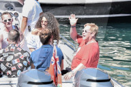 PEOPLE - Gute Stimmung bei Elton John in Portofino