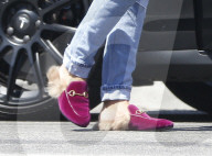 PEOPLE - Sofia Richie mit ihren Gucci-Fell-Loafer in Hollywood unterwegs