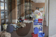 NEWS - Flüchtlinge in Como warten auf die Weiterreise