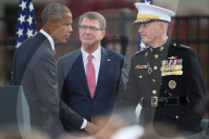 NEWS - Remember 9/11: US Präsident Barack Obama bei einer Gedenkveranstaltung am Pentagon