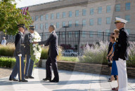 NEWS - Remember 9/11: US Präsident Barack Obama bei einer Gedenkveranstaltung am Pentagon