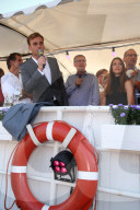 PEOPLE - Günther Jauch tauft das Partyschiff von "Millionär" Leon Windscheid