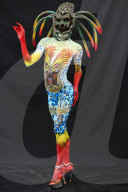 FEATURE - Körperkunst vom feinsten am Bodypainting Festival in Spanien