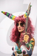 FEATURE - Körperkunst vom feinsten am Bodypainting Festival in Spanien