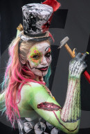 FEATURE - Körperkunst vom feinsten am Bodypainting Festival in Spanien