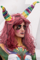 FEATURE - Körperkunst vom feinsten am Bodypainting Festival in Spanien
