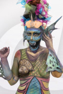 FEATURE - Körperkunst vom feinsten am Bodypainting Festival in Spanien