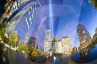 NEWS - 15 Jahre 9/11 - Lichter symbolisieren die Twin Towers