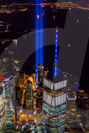 NEWS - 15 Jahre 9/11 - Lichter symbolisieren die Twin Towers