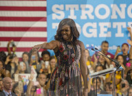 NEWS - Michelle Obama macht sich stark für Hillary in Fairfax