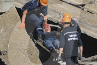 NEWS - Ukraine: Präsident Poroshenko am "Rescuer's Day" in Kozin