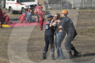 NEWS - Ukraine: Präsident Poroshenko am "Rescuer's Day" in Kozin