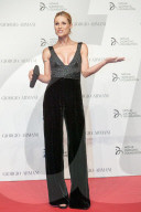 PEOPLE - Michelle Hunziker und Gaia Trussardi an einen Gala Dinner in Mailand