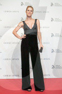 PEOPLE - Michelle Hunziker und Gaia Trussardi an einen Gala Dinner in Mailand