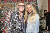 PEOPLE - Promis bei der Roberto Cavalli Modenschau in Mailand