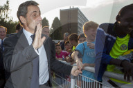 NEWS - Frankreich: Nicolas Sarkozy auf Wahlkampftour in Calais