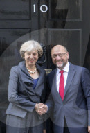 NEWS - London: Theresa May empfängt Europaparlament-Präsident Martin Schulz