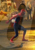 PEOPLE - Tom Holland auf dem Set zu "Spiderman: Homecoming"