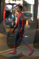 PEOPLE - Tom Holland auf dem Set zu "Spiderman: Homecoming"