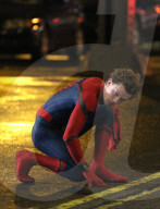PEOPLE - Tom Holland auf dem Set zu "Spiderman: Homecoming"