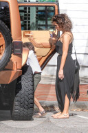 Jennifer Lopez Does Some Retail Therapy With Son Max & Friend