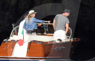 EXKLUSIV - Positano: Gisele Bundchen und Tom Brady verliebt auf einer Bootstour
