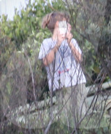 EXKLUSIV - Malibu: Die Jolie-Pitt Kinder schauen sich den Sonnenuntergang an