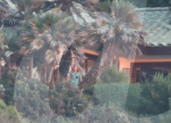 EXKLUSIV - Malibu: Die Jolie-Pitt Kinder schauen sich den Sonnenuntergang an