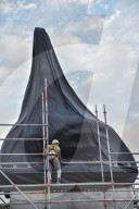 NEWS - London: Daumen hoch - 'Really Good' das Werk von David Shrigley am Trafalgar Square