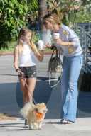 PEOPLE - Smile: Heidi Klum und Tochter Leni verbringen den Sonntag miteinander