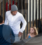 EXKLUSIV - Familie Beckham geht zum Skaten und Rollerbladen in London