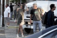 EXKLUSIV - Amal Clooney besucht George auf dem Filmset
