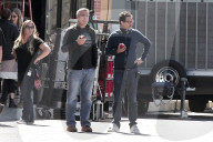 EXKLUSIV - Amal Clooney besucht George auf dem Filmset