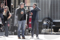 EXKLUSIV - Amal Clooney besucht George auf dem Filmset