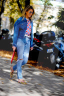 PEOPLE - Promis an der Fashion Week in Paris