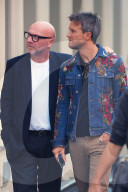 PEOPLE -  Domenico Dolce mit unbekanntem Mann in New York unterwegs