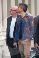 PEOPLE -  Domenico Dolce mit unbekanntem Mann in New York unterwegs