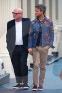PEOPLE -  Domenico Dolce mit unbekanntem Mann in New York unterwegs