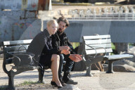PEOPLE - Jon Berthal auf dem Set zu "The Punisher" in New York