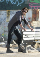 PEOPLE - Jon Berthal auf dem Set zu "The Punisher" in New York