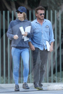 EXKLUSIV - Sean Penn mit Leila George in LA unterwegs